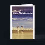 Happy Birthday Sister Karte<br><div class="desc">Eine Geburtstagskarte für eine Schwester</div>