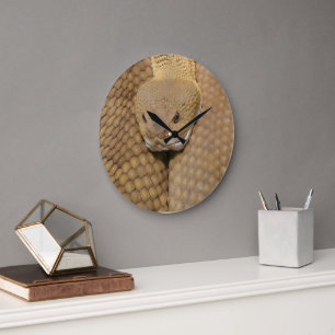 Happy Birthday Snake Clock Große Wanduhr