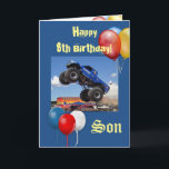 Happy Birthday Son 4X4 Truck Segings Faith Karte<br><div class="desc"></div>