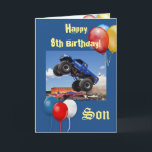 Happy Birthday Son 4X4 Truck Segings Faith Karte<br><div class="desc"></div>
