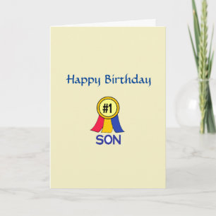 Happy Birthday Son Card Karte