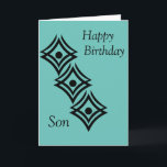 Happy Birthday Son Karte<br><div class="desc">Eine Geburt</div>