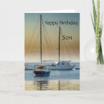 Happy Birthday Son Karte<br><div class="desc">A Sons Birthday Card</div>