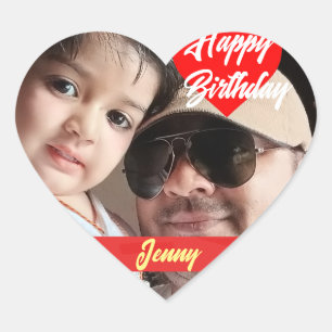 Happy Birthday Special Foto Personalize Sticker
