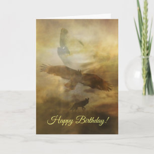Happy Birthday Spiritual Native American Card Karte