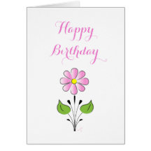 Happy Birthday Sprich es mit einer Blume Adorable