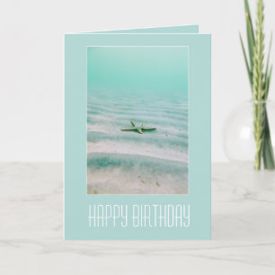 HAPPY BIRTHDAY "STARFISH" CARD KARTE