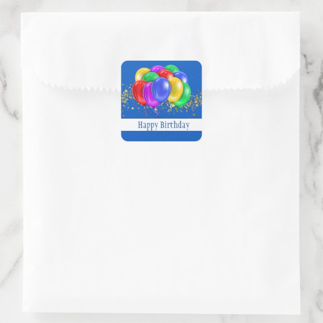 Happy Birthday Stickers (Tasche)