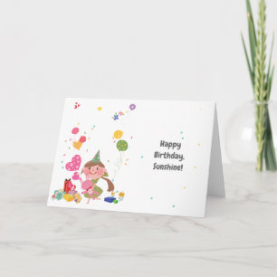 Happy Birthday Sunshine Card Karte