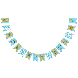 Happy Birthday Suspenders und Bow Krawatte Wimpelkette