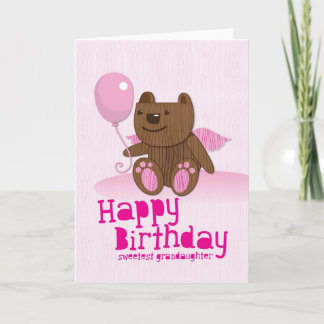 Happy Birthday Sweetest Grandaughter Karte