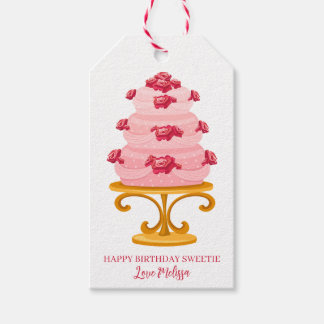 Happy Birthday Sweetie Gift Tags Geschenkanhänger