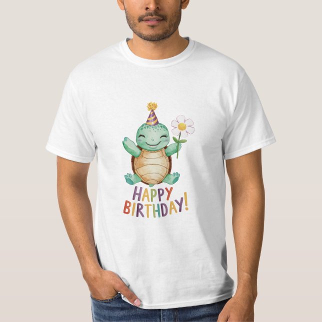 Happy Birthday T-Shirt (Vorderseite)