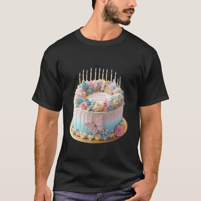 Happy Birthday T Shirt (Vorderseite)