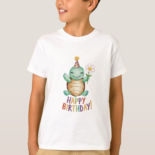 Happy Birthday T-Shirt (Vorderseite)