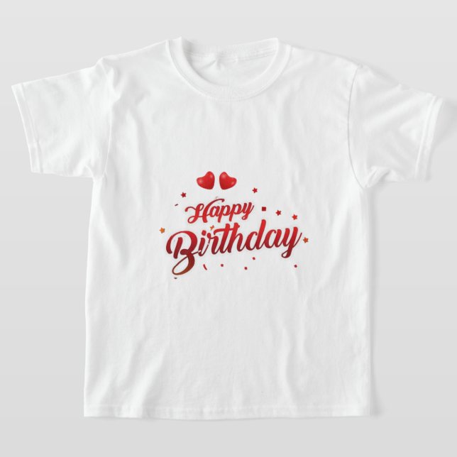 Happy Birthday T-Shirt (Ablage )