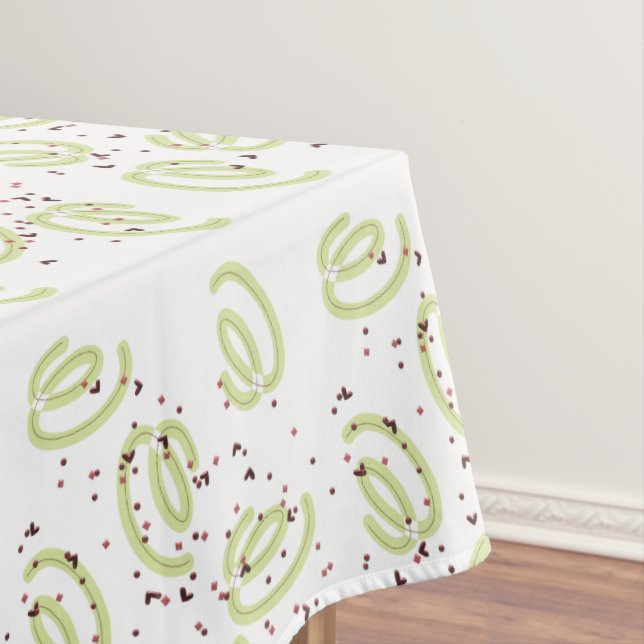 Happy Birthday Tablecloth Green Confetti Tischdecke (Beispiel)