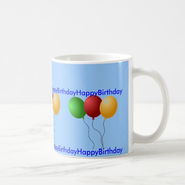 Happy Birthday Tasse (Rechts)