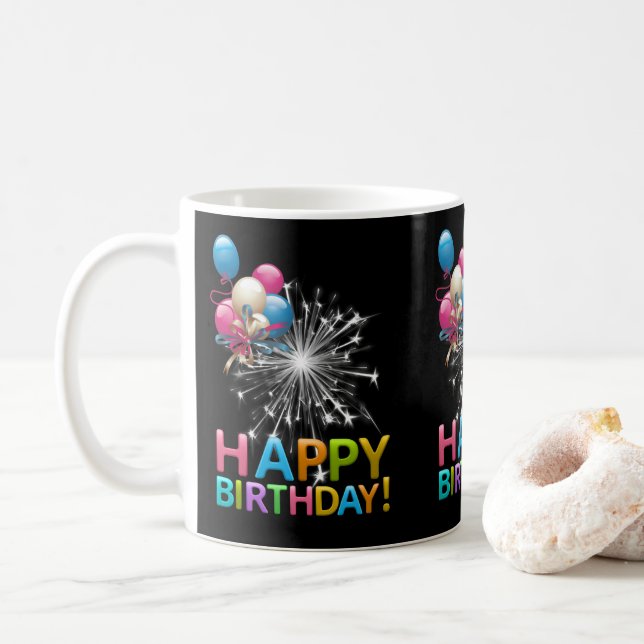 Happy Birthday Tasse (Mit Donut)