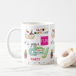 Happy Birthday Tasse FUN Cupcake