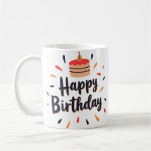 "Happy Birthday" Tasse für Erwachsene
