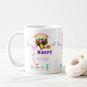 Happy Birthday Tasse Owl