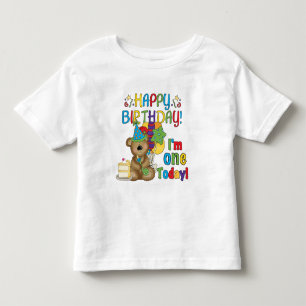 Happy Birthday Teddy Bär 1. T - Shirt und Geschenk