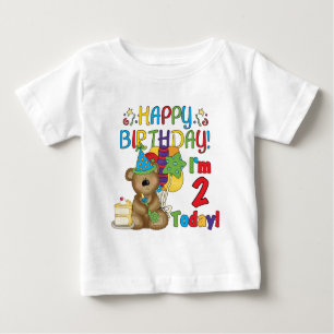 Happy Birthday Teddy Bär 2. Tshirts und Geschenke