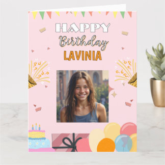 Happy Birthday Teenager Girl, für Tochter Karte