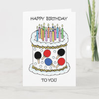 Happy Birthday Tennis Ping Pong