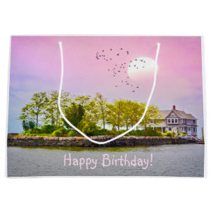 Happy Birthday Thimble Islands Große Geschenktüte