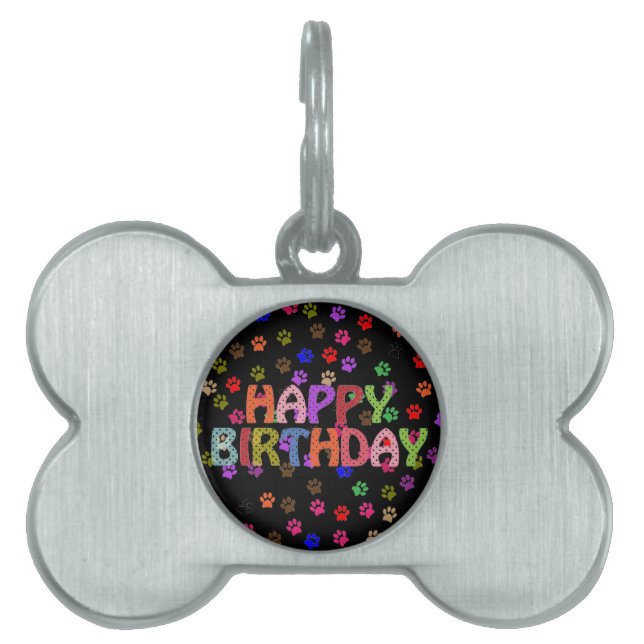 Happy Birthday Tiermarke (Vorderseite)