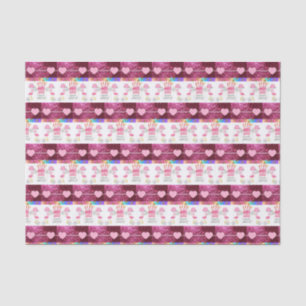 Happy Birthday Tissue Flamingo Seidenpapier