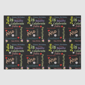 Happy Birthday Tissue Paper Julia Seidenpapier