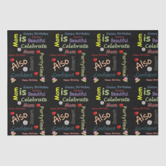 Happy Birthday Tissue Paper Mama Seidenpapier