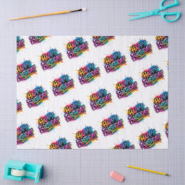 Happy Birthday Tissue Paper Seidenpapier