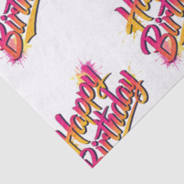 Happy Birthday Tissue Paper Seidenpapier