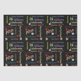 Happy Birthday Tissue Sebastian Seidenpapier