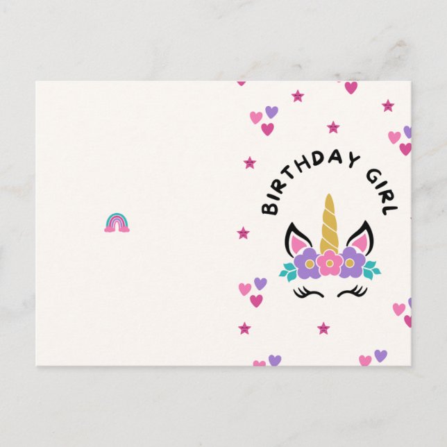 Happy Birthday to Someone Amazing Postkarte (Vorderseite)