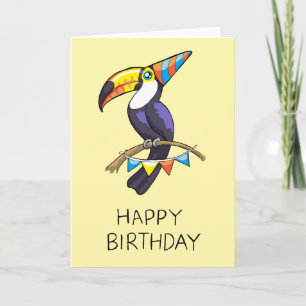 Happy Birthday Toucan Card Karte