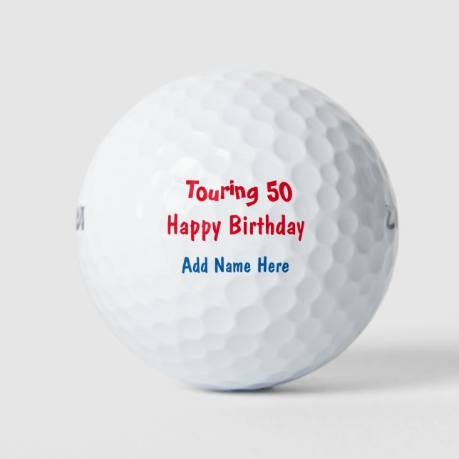 Happy Birthday Tour Golfball (Vorderseite)
