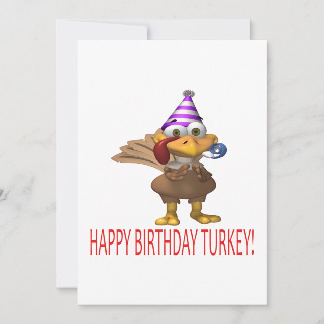 Happy Birthday Türkei Einladung (Vorderseite)