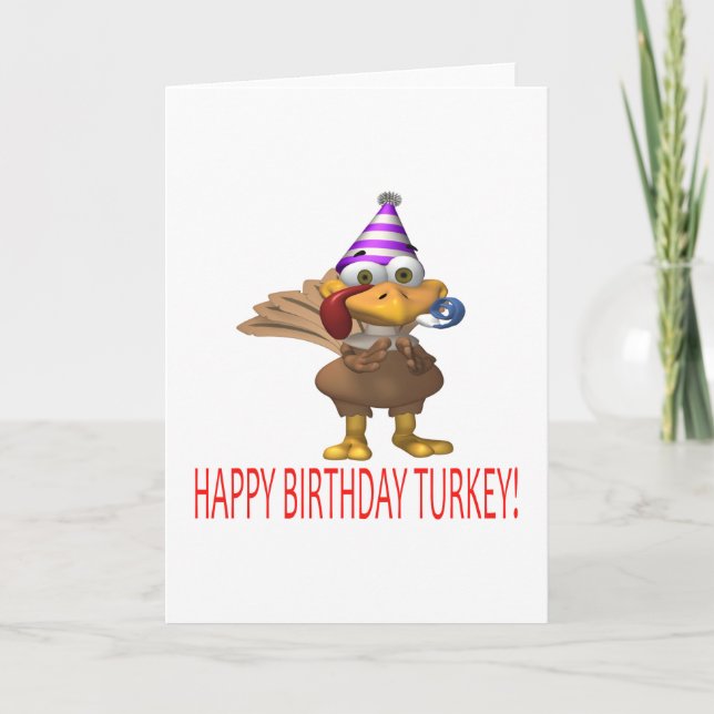 Happy Birthday Türkei Karte (Vorderseite)