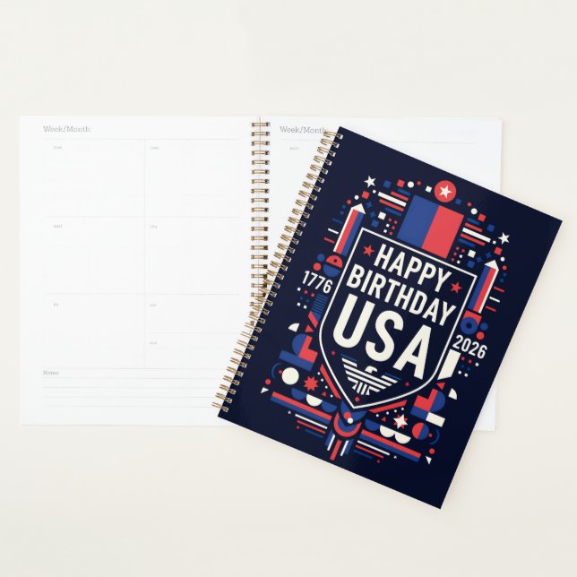 Happy Birthday USA 250 Planer (Anzeige)