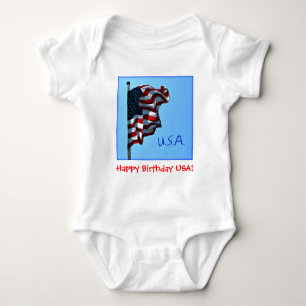 Happy Birthday USA - Säugling T - Shirt