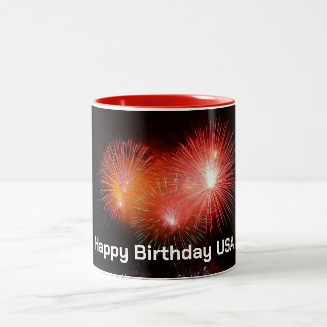 Happy Birthday USA Tasse (Mittel)
