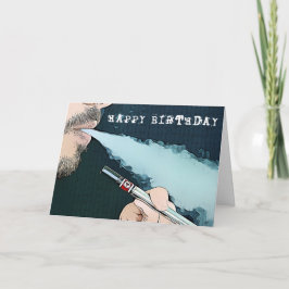 Happy Birthday Vaping Card Karte