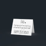 Happy Birthday Vater Funny Spaß Dog Vater Geburtst Karte<br><div class="desc">Überraschen Sie den Hund Vater zum Geburtstag oder zu jedem Anlass mit dieser super niedlichen Hundeschutzkarte. Vater ... Ich Liebe, dass wir nicht einmal laut sagen müssen, dass ich dein Lieblingskind bin. Macht eine perfekte Karte vom Hund ! Personalisieren Sie sich mit dem Hundenamen. COPYRIGHT © 2020 Judy Burrows, Black...</div>