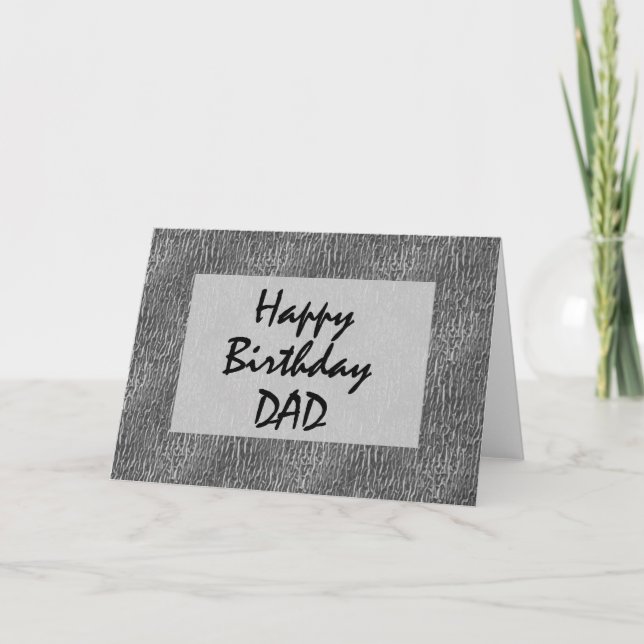 Happy Birthday Vater Karte (Vorderseite)