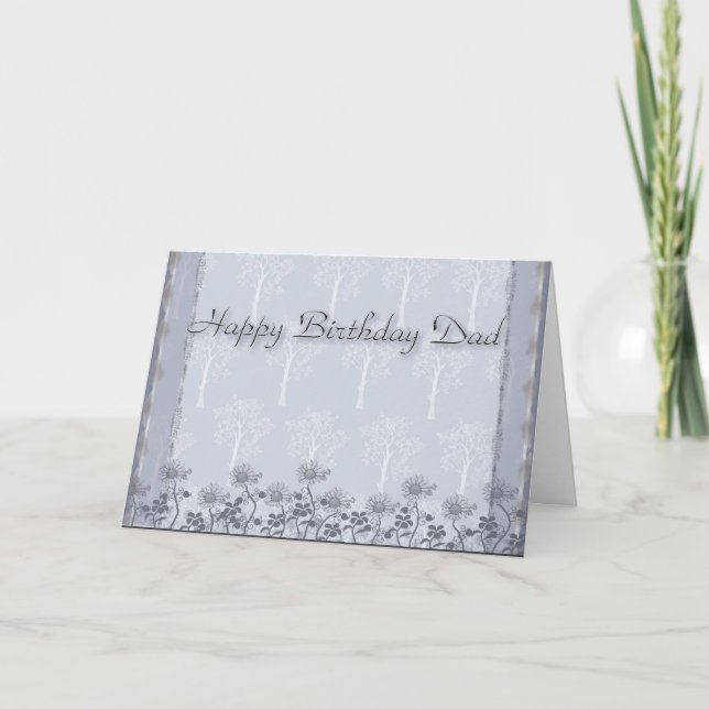 Happy Birthday Vater Karte (Vorderseite)